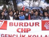 Burdur CHP gençlik Kolları YÖK ve ÖSYM başkanlarını İstifaya Davet Etti