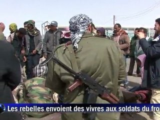 Libye: près du front de l'Est, les rebelles s'organisent