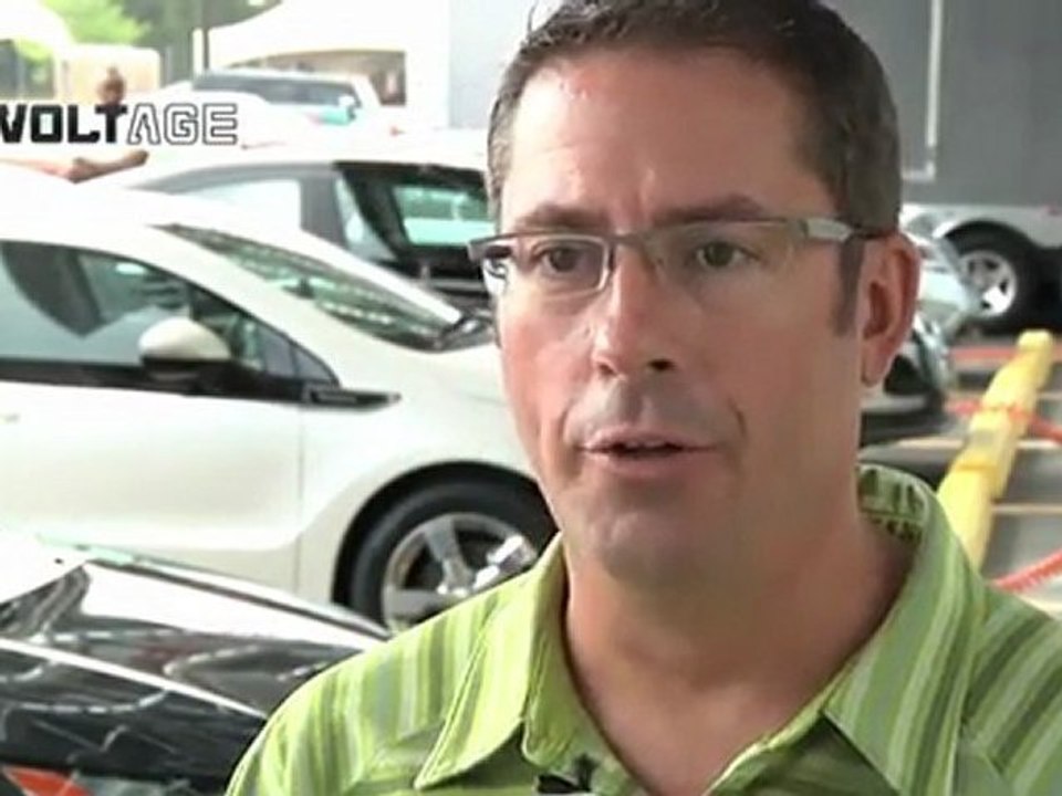 New 2011 Chevy Volt - Solar Charging Station
