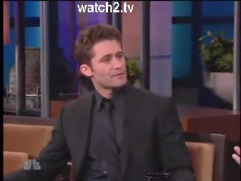 Matthew Morrison on Jay Leno - April 6 2011