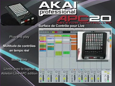 Surface de controle Akai APC20 (La Boite Noire)