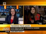 6 Nisan 2011 Nihal AKÇA Taksimde Polis Çadırı 3G ile canlı bağlantı