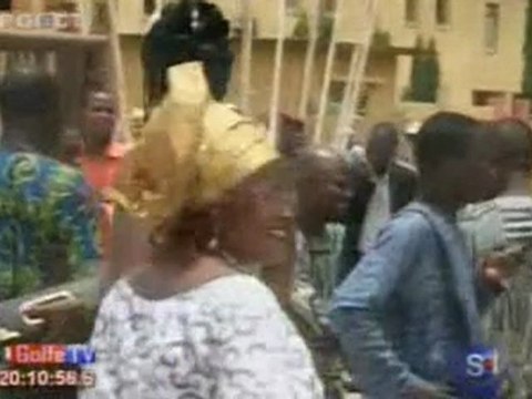 ambiance après prestation de BONI YAYI