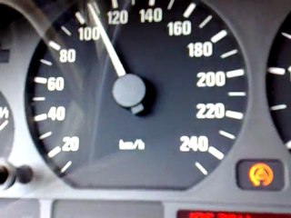 Test 0 à 130 avec une BMW 320d E46 Full Stock