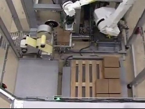 Monobloc encajado/paletización caja americanas/wrap around