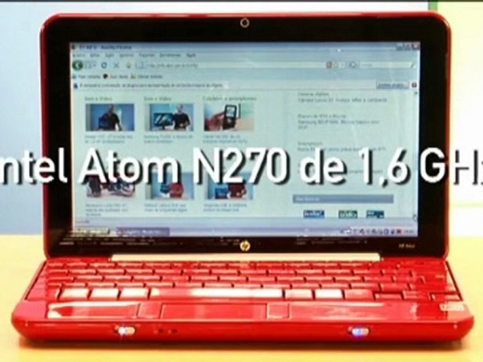 Estilo e praticidade no netbook HP Mini 1190BR