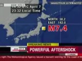 Japon : un nouveau séisme dans le nord-est du pays