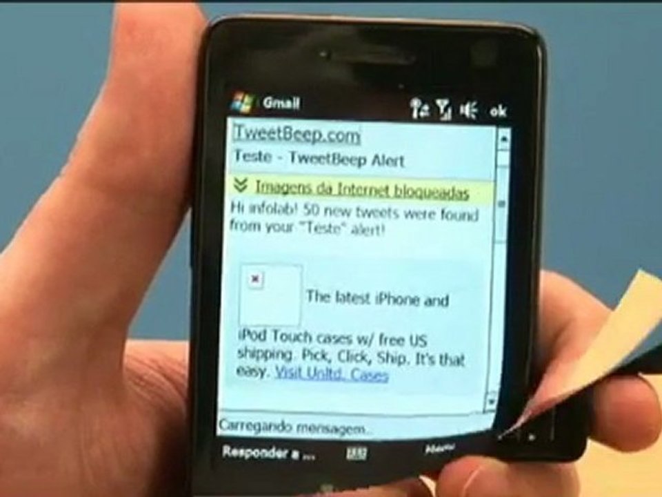 O HTC Touch Pro chega atrasado ao Brasil