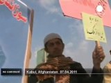 Protests in Afghanistan against Koran burning - no comment