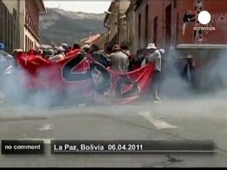 Manifestation dans la capitale bolivienne - no comment