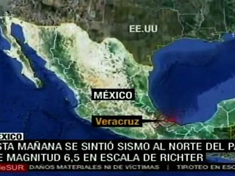 Sismo de magnitud 6,5 en México no deja daños importantes