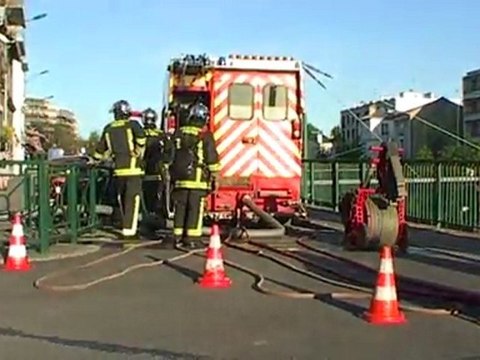 Incendie sur la ligne A du RER à Vincennes