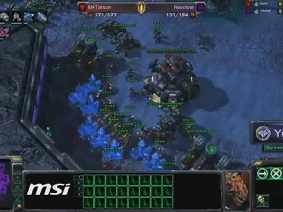Match SC2 : Tarson (T) vs Revolver (Z)