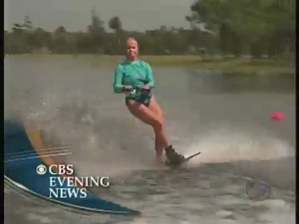 Octogenarian Grandmother Still Water Skiing