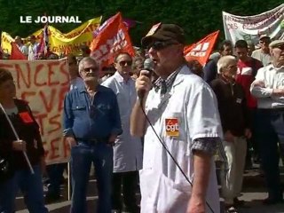 L'hôpital publique en grève à Saint-Nazaire