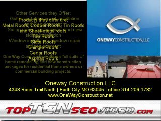One Way Construction Roof Repair in St Louis Mo