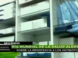 OMS y ONU advierten sobre resistencia a los antibióticos