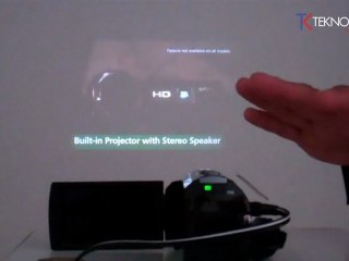 HDR-PJ10 Sony : le 1er caméscope au monde avec projecteur intégré