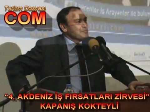 “4. AKDENİZ İŞ FIRSATLARI ZİRVESİ” KAPANIŞ KOKTEYLİ