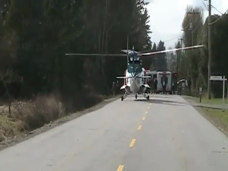 Decolla e trancia i cavi dell'alta tensione