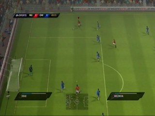 Man Utd vs Chelsea - Fifa 10 (GamePlay)