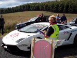 Lamborghini Gallardo - Targa Tasmania Car Racing Start
