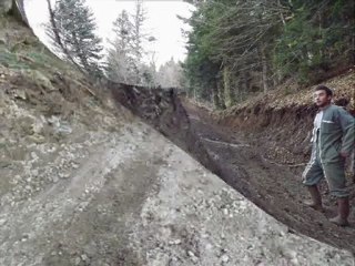 du falgoux a empramaü,travaux betes sauvages, 7 avril 2011