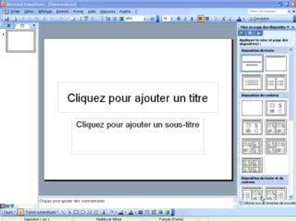 ppt faire apparaitre les objets