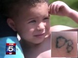 Ivre mort, il fait tatouer son fils de 3 ans