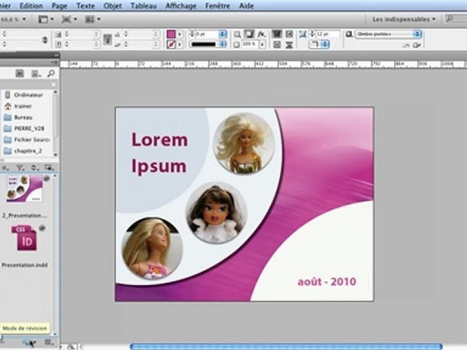 Adobe InDesign CS5 : Création de vignettes d’aperçu