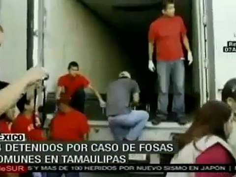 14 detenidos por fosas comunes encontradas en México