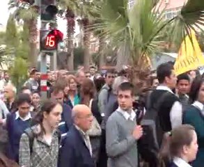 Akhisar'da YGS Sınavı Protesto Edildi