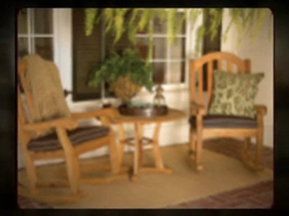 Teak Wooden Rocking Chair