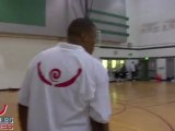 Los Angeles Tryouts Basketball Slam Dunk Ballin