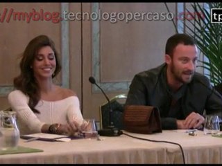 Ciak...si canta! Presentazione RAI con Belen Rodriguez e Francesco Facchinetti aprile 2011