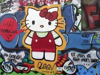 Mur des Pyrénées - Graffeurs en action - # 6