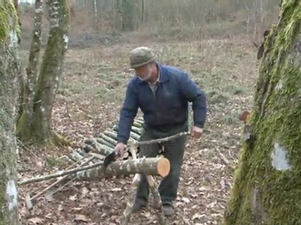 SERGE ET JEAN-MARIE BUCHERONS TRADITIONNELS  partie 1
