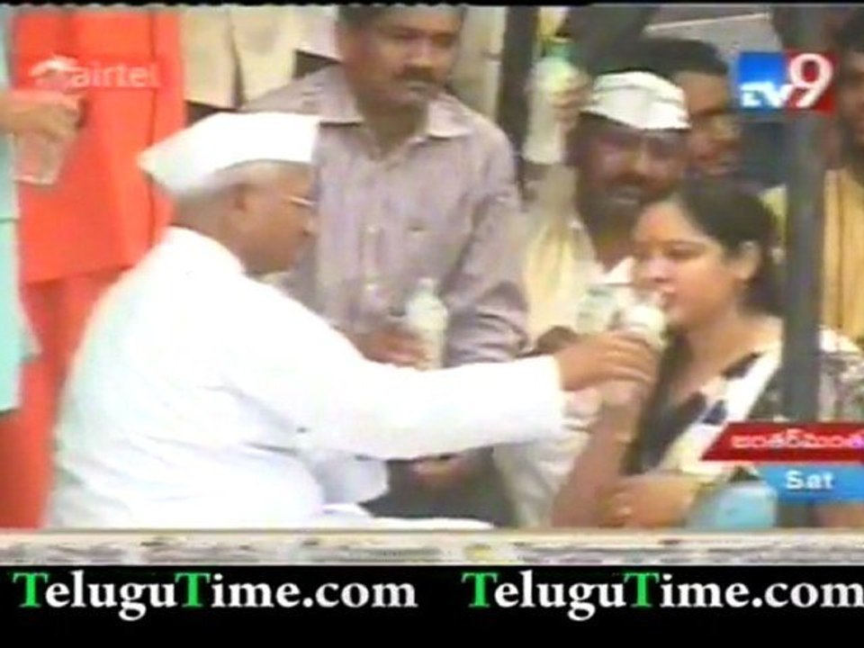 TeluguTime.com - Anna credits people for the victory