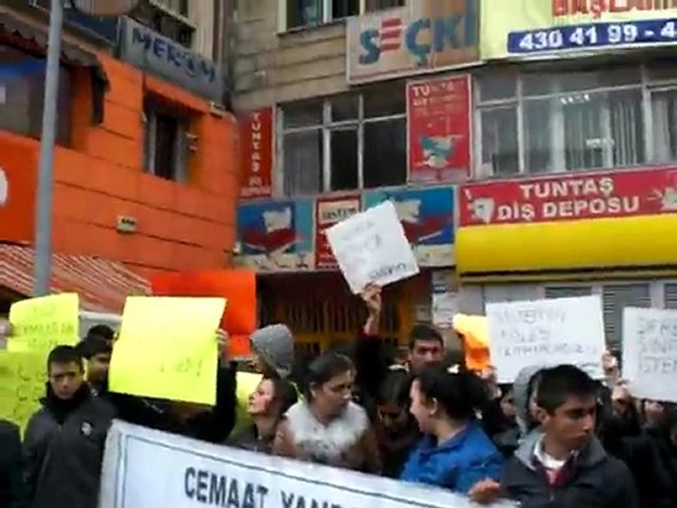 LİSESİLER  EYLEMİ ANKARA -www.haberamasya.com