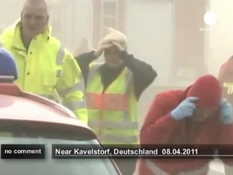 German village hit by sand storm - no comment