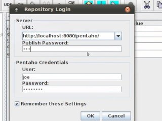 Publicar Schemas/Cubos con PSW en Pentaho
