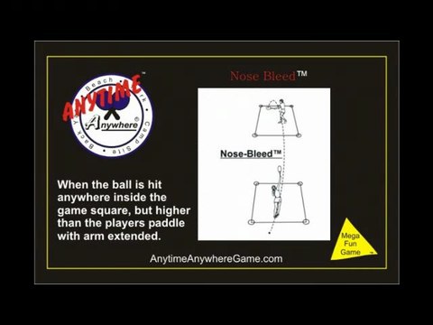 Paddle Ball - Anytime Anywhere Paddle Ball Game - How to play a nose-bleed