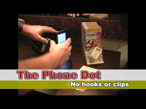 Cell Phone Holder - The Phone Dot ipod Touch Holder