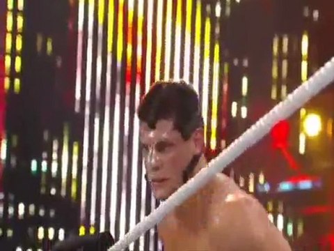 Randy Orton/Rey Mysterio vs Cody Rhodes/CM Punk (WWE Raw 4/4/11)