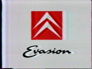 Publicité Evasion Citroën 1995
