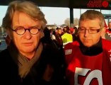 Le Mans: Jean-Claude Mailly (FO) soutient les grévistes de Carrefour