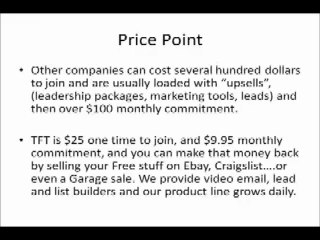 That Free Thing Speaks 1 MLM Global Top Team # 3 That Free Thing