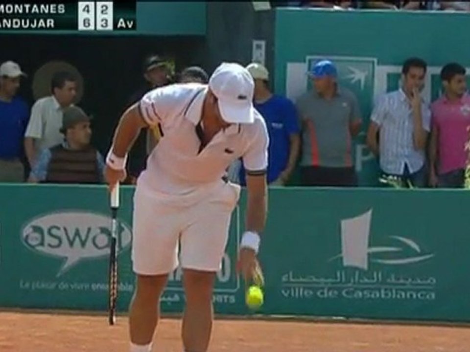 Casablanca: Andujar in finale, fuori Montanes