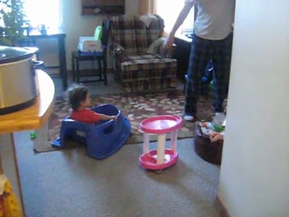 La luge dans le salon