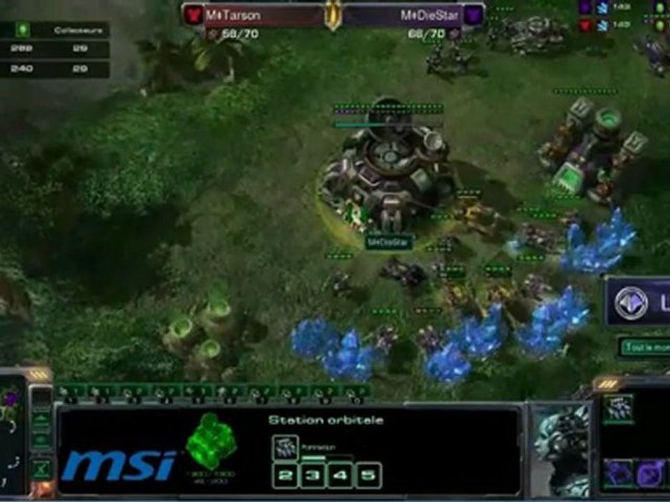 Match SC2 : DieStar vs Tarson